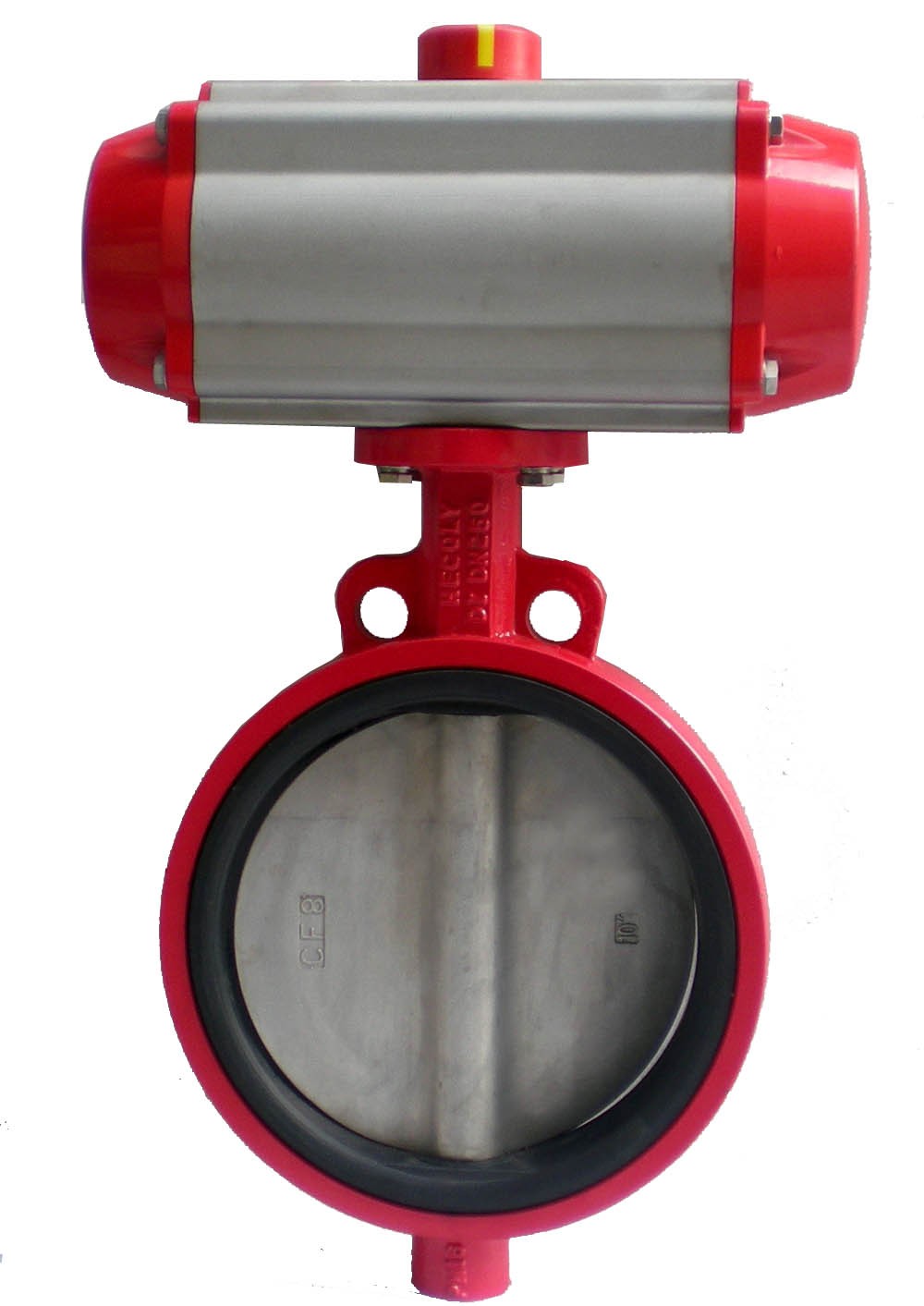 Flange Pneumatic Cement Butterfly Valve