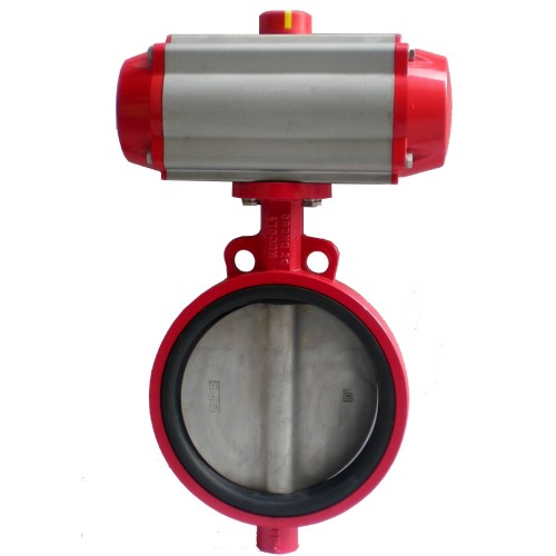 Flange Pneumatic Cement Butterfly Valve