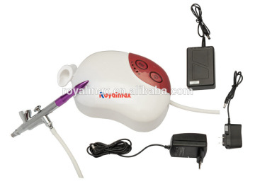 Airbrush compressor kit for makeup TC-12Ek-DC. royalmax cosmetic airbrush kit