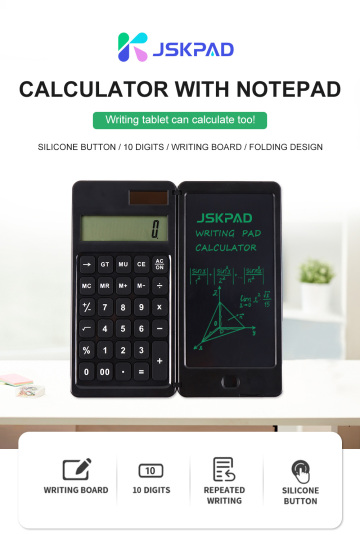Calculator with Writing Tablet