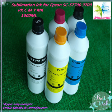 Dye Sublimation Ink for Epson 9700 (Desktop printer & Format printer)