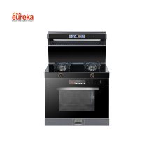 Multi-Burner Multi-Burner Integrated Kitchen Range Two-Burner with Electric Range Hood