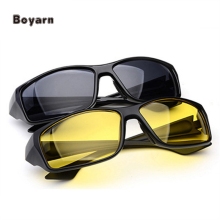 Men's Fashion Night Vision Sunglasses - Vintage Driving Goggles Waterproof Oilproof