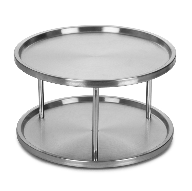 stainless steel lazy susan turntable