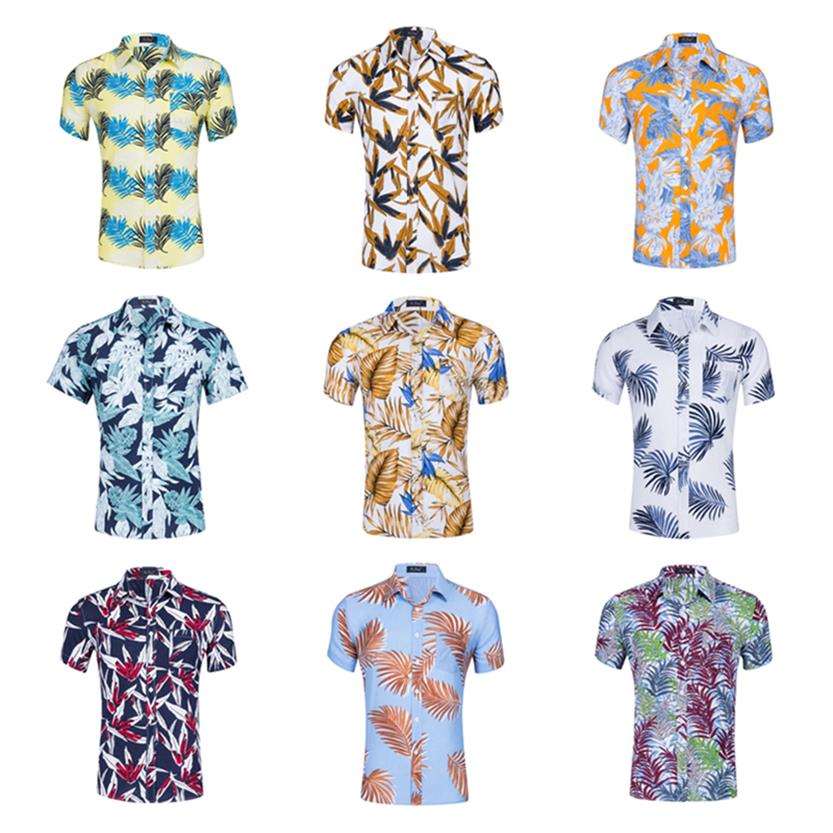 Men's Pure Cotton Hawaiian Short Sleeves