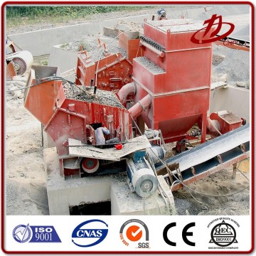 Roller crusher dust collector