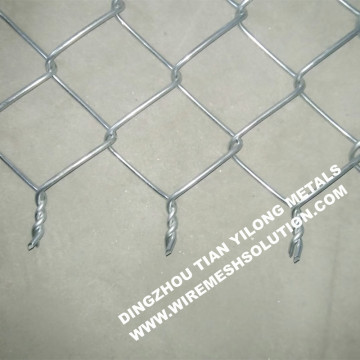 55mm Italian Style Galvanized Chain Link Fence
