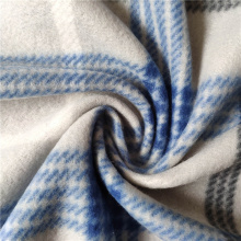 Plaid Printed Polar Fleece Fabric