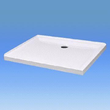 Acrylic Shower Tray with Drainage, Measures 1200x900x100mm