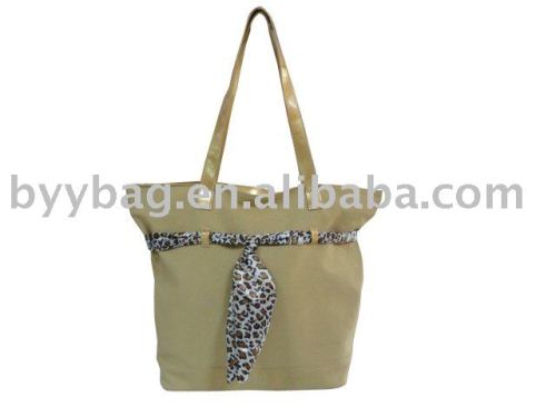 Fashion new design Vinyl Canvas Tote Bags For Ladies