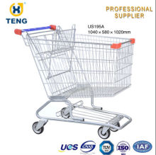 American Style useful vegtable Shopping Trolley With Bottom Tray