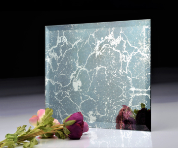 Antique Mirror Glass Panel Original Glass