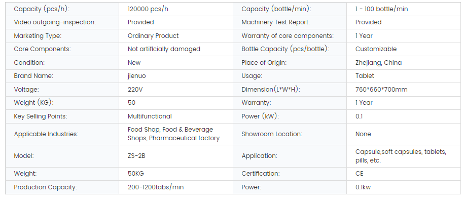 Máquina contadora de cápsulas120000 unidades Capsule counting machine120000 pcs