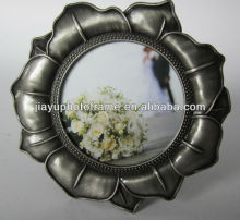 Elegant Design Flower Photo Frame / Antique Silver Photo Frame / Flower Picture Frame