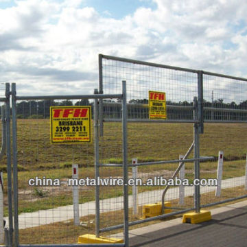 Plastic coated temporary fence manufacturer