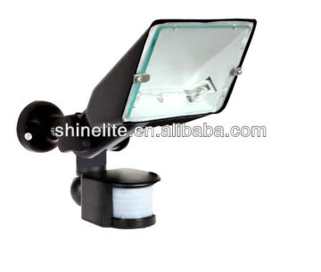 wall mounted floodlight with sensor