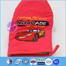 custom printed kitchen design cotton funny oven mitt