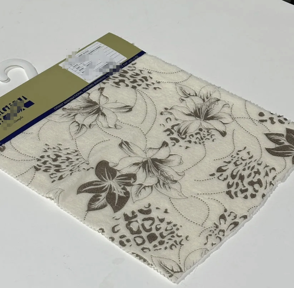 Flanela de goma presionada para ropa de invierno pressed rubber flannel for winter apparel