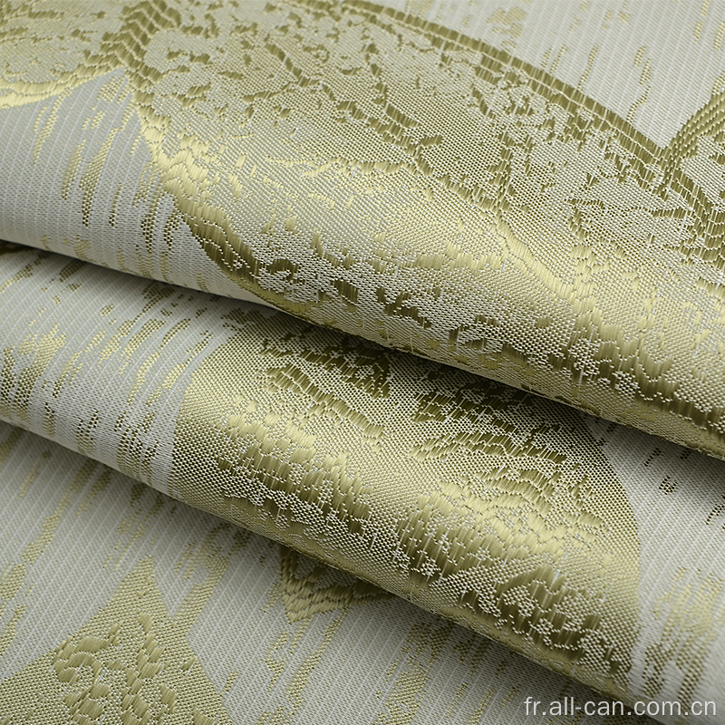 Tissu de rideau jacquard