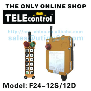 Tower crane remote control/wireless crane radio remote control/crane wireless remote control F24-12S
