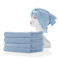 Super soft microfiber hair drying towel