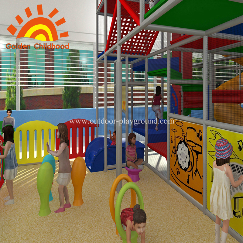 Large play area indoor structure