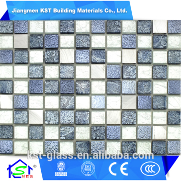 Fashion design cold spay glass mosaic tile