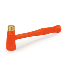 High Quality 1.5LB Copper Brass Dead Blow Rubber Install Hammer