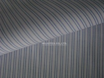 Cotton Yarn Dyed Poplin Fabric, High Quality, High Yarn Count, Liquid Ammonia Finished