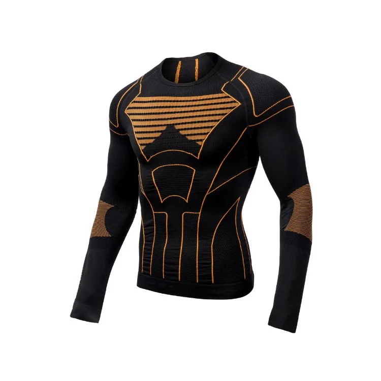 OEM Wholesale Stock Comfortable Men Heated Functional Suit Lightweight Seamless Thermal Underwear Set