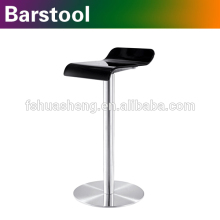 Modern metal black acrylic bar stool