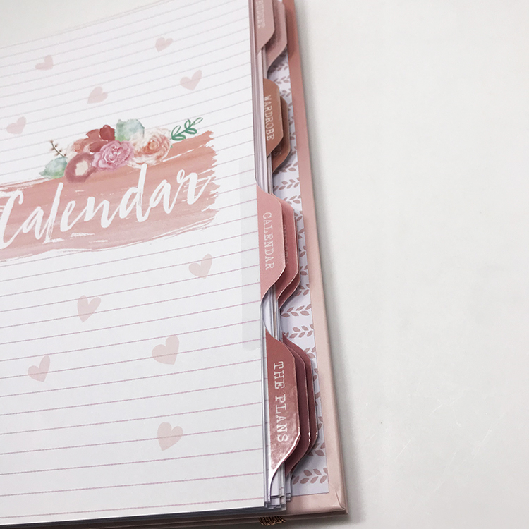 Customized Personal Organizer Event Planner Notebook