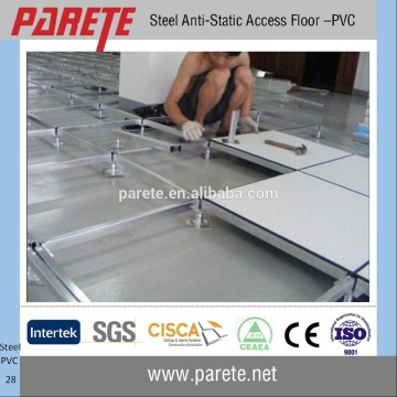 PVC finish anti static raised floor