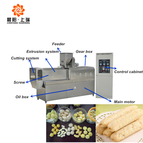 Prix ​​de la machine d&#39;extrudeuse d&#39;extrudeuse de casse-croûte