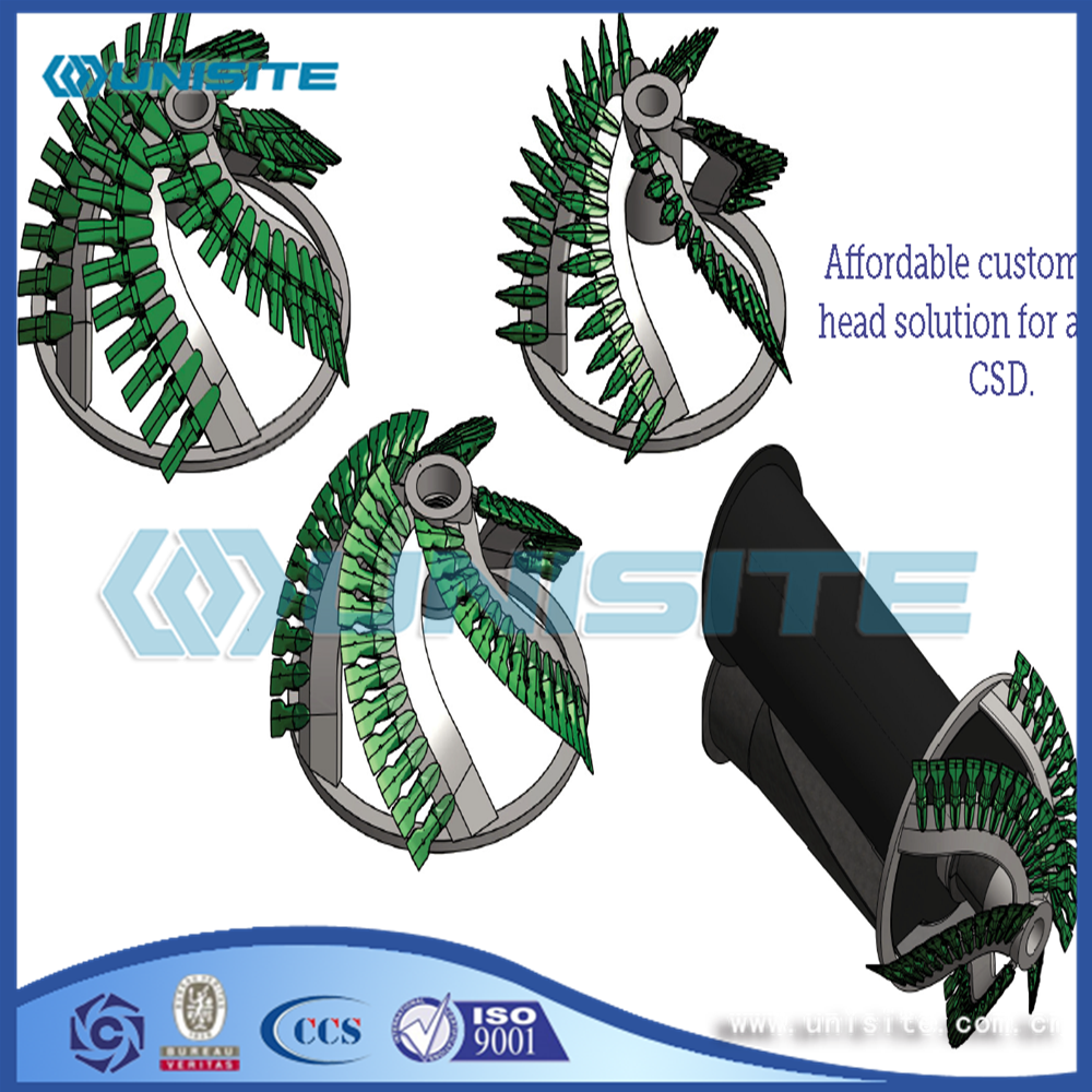 Steel cutter head design