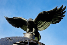 animal metal bronze garden outdoor eagle statues supplier