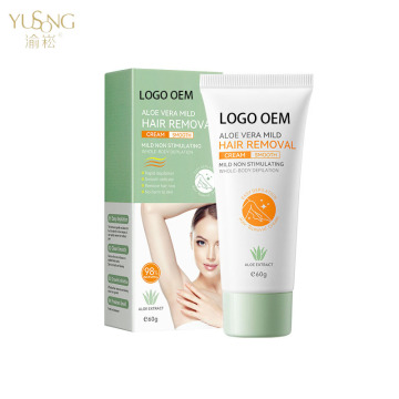 Aloe Hair Removal Cream: Mild and Fast Depilation