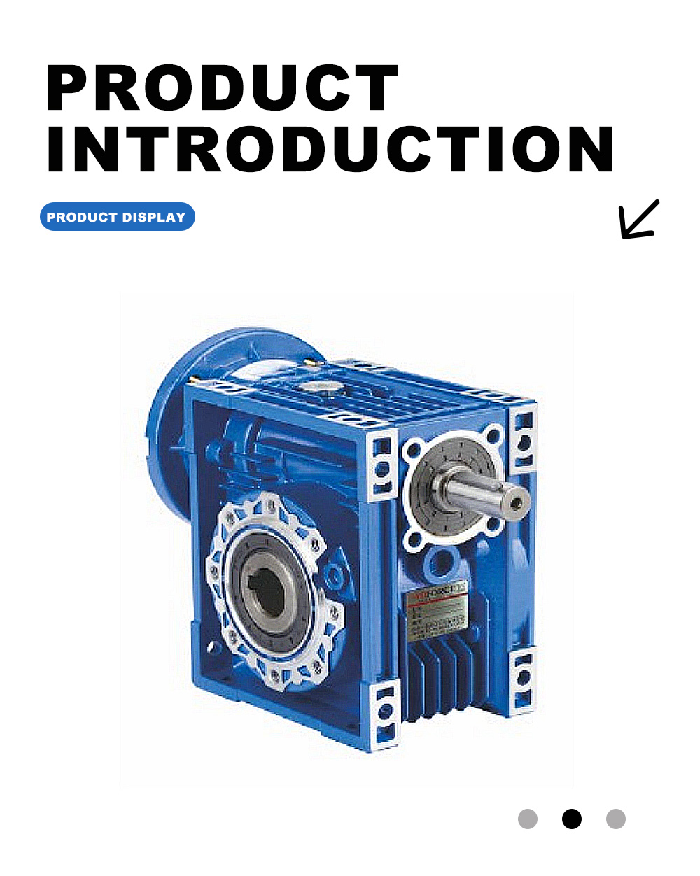 NMRV VS Червячный привод с фланцевым креплением X NMRV VS Flange Mount Worm Drive X