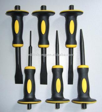 6pc Steel Punch &amp; Chisel Set