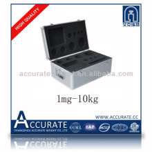 1mg-10kg Stainless Steel test weight silver aluminium set box
