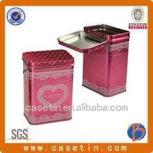 Wonderful Tinplate Rectangl Perfume Tin Boxes Empty Metal Tin Cans Tin Box