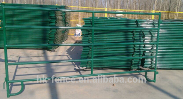 Portable metal horse fence panel/portable metal cattle fence panel/portable sheep fence panel 1.6-1.8 m 6 5 bars HAOTIAN factory