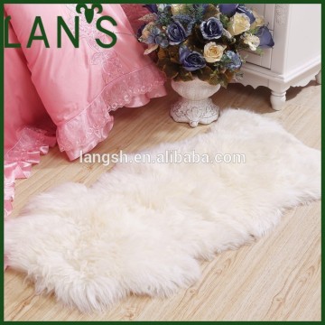 Real Wool and Fur Floor Mat