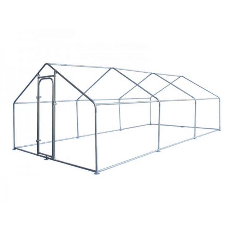 Wholesale High Quality Large Metal Chicken Run 4x3x2 / 6x3x2 / 8x3x2m Chicken Coop Cages For Agriculture Field Breeding Hen Run