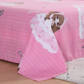 Bộ đồ giường cũi trẻ em màu hồng cho bé gái