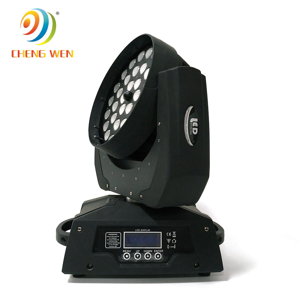 DJ Lights RGBW 36x12W LED Zoom Luz de movimiento