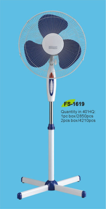 16" plastic stand fan