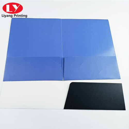 High quality custom logo presentation folder office