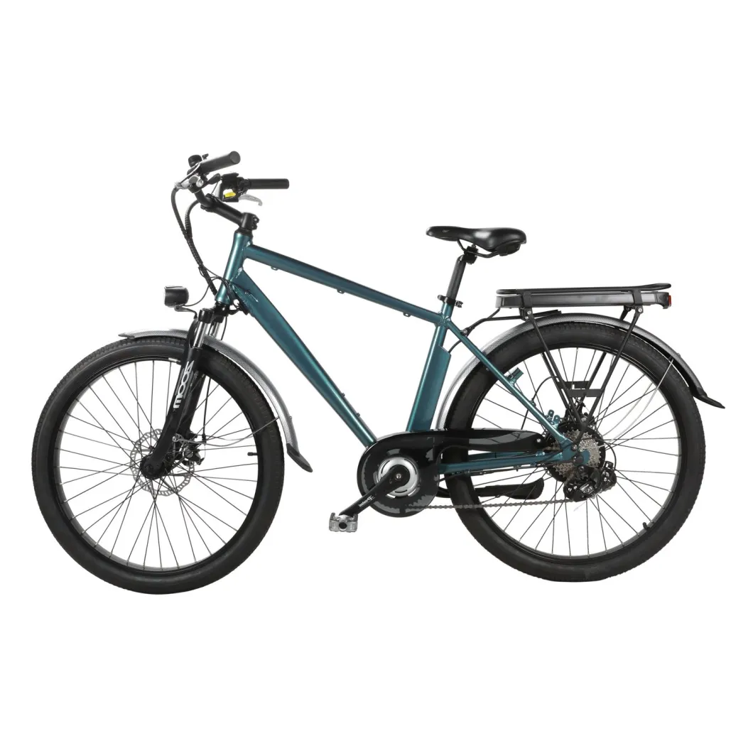 Classic Electric City Bike with 250W Rear Motor