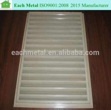 Hot sell z blade wall aluminum louver